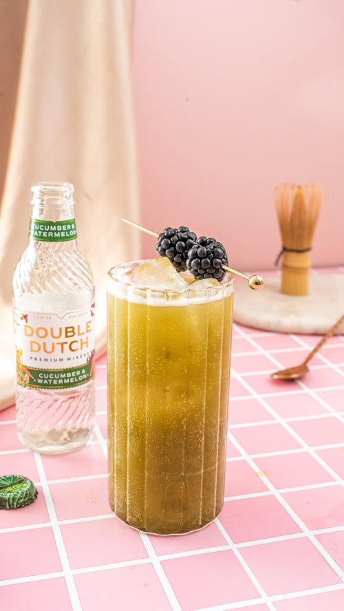 MATCHA GRAPE SPRITZ RECIPE