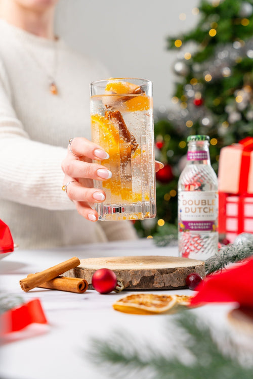 OUR WINTER ICE CUBES RECIPE: CRANBERRY & GINGER