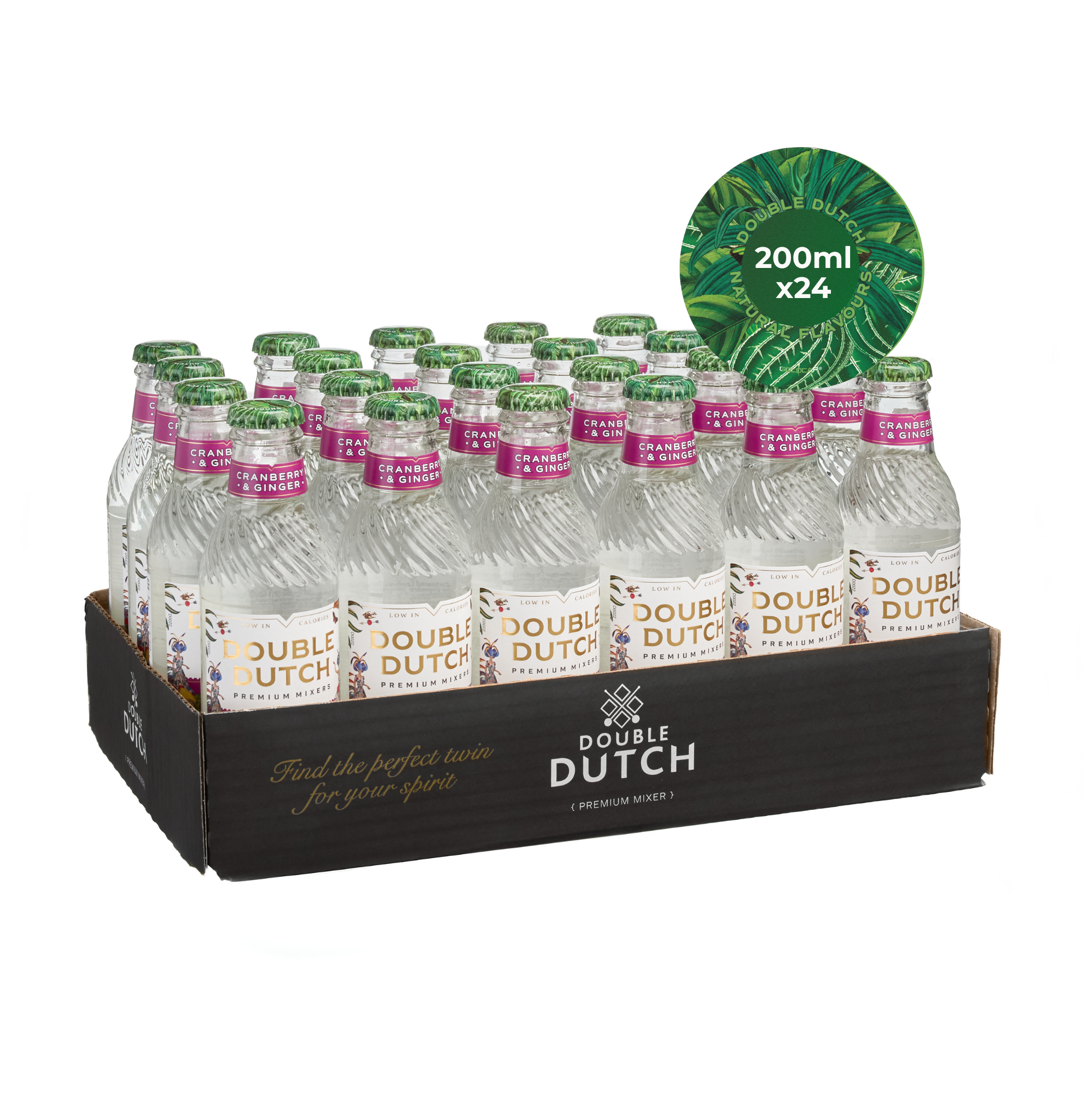 CRANBERRY & GINGER TONIC WATER