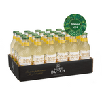 Case of Double Dutch Double Lemon bottles with a green label on a white background