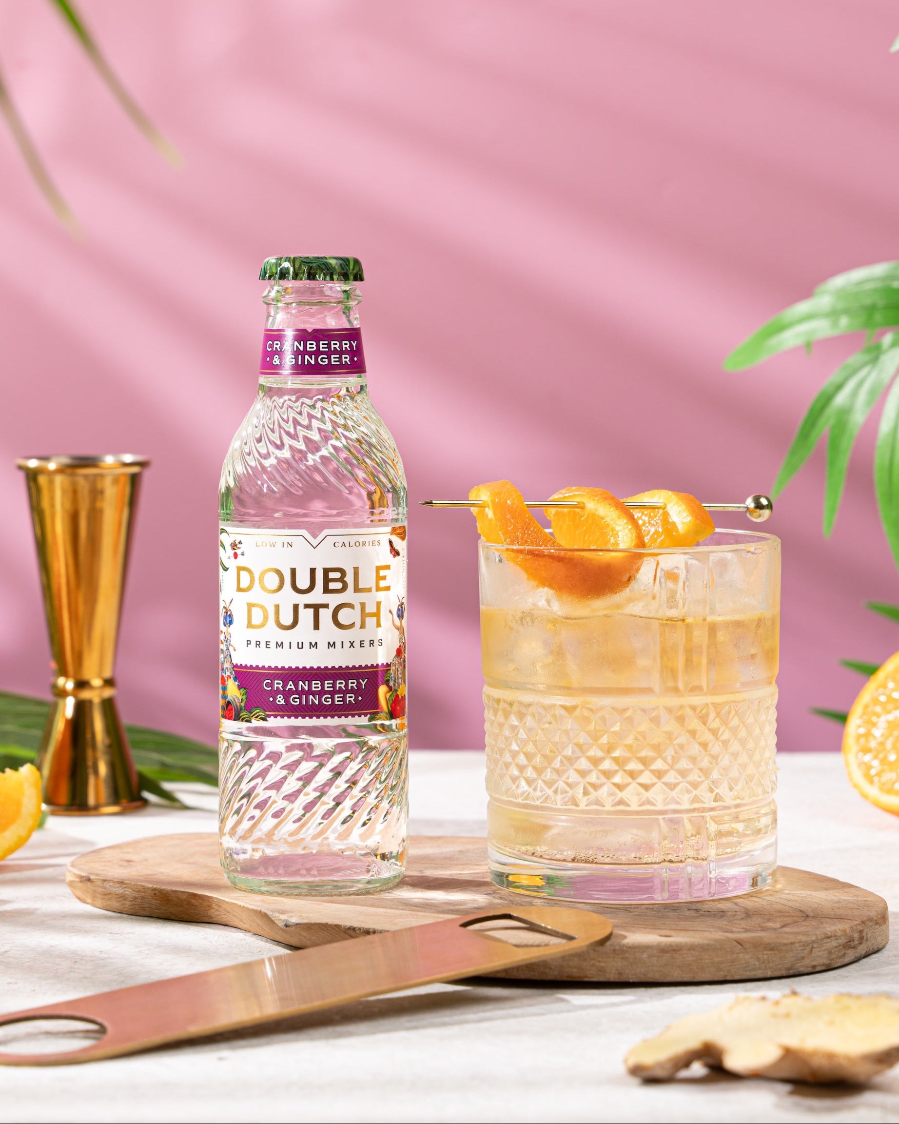 CRANBERRY & GINGER TONIC WATER